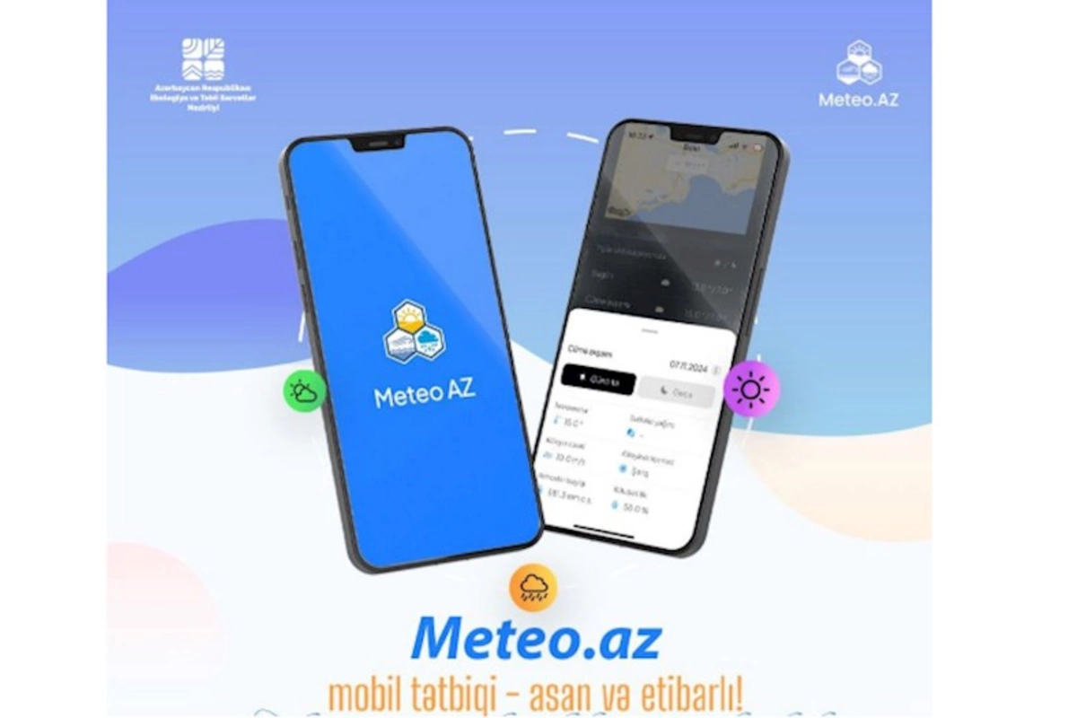 Hava proqnozunu öyrənmək üçün mobil tətbiq istifadəyə verildi