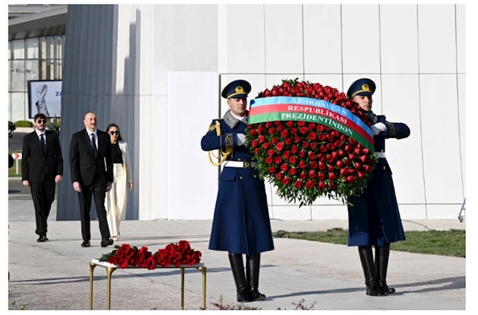 İlham Əliyev Zəfər parkının açılışında — FOTOLAR (YENİLƏNİB)