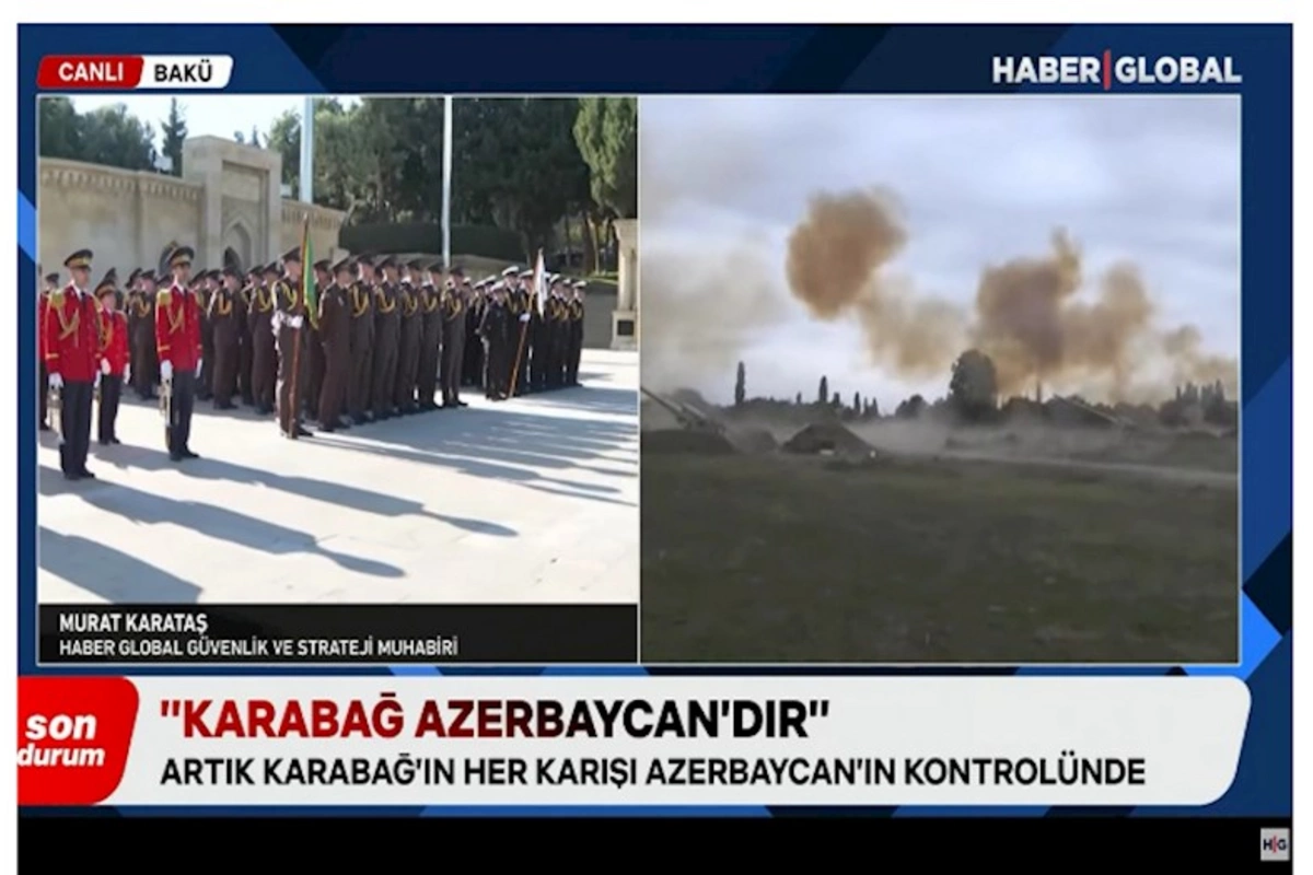 Haber Global: Qarabağ Azərbaycandır! 44 günlük mübarizə ilə 30 illik həsrət bitdi — VİDEO