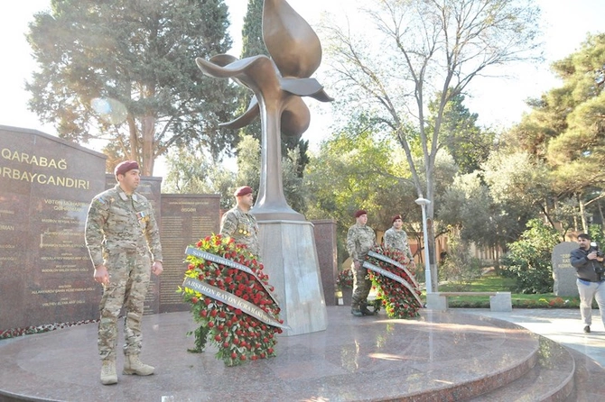 Abşeronda Zəfər Günü böyük coşqu ilə qeyd olunub — FOTOLAR