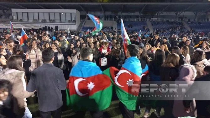 Zəfər Günü münasibətilə Xankəndidə bayram konserti və atəşfəşanlıq olub — FOTOLAR