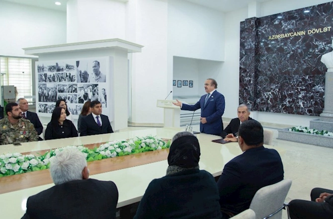Hacıqabulda “8 Noyabr - Zəfər Günü” ilə əlaqədar ümumrayon tədbiri keçirildi — FOTOLAR