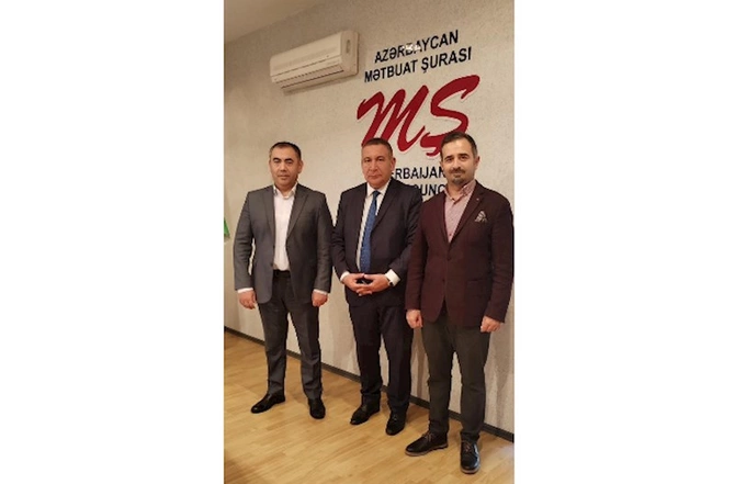 “Veysəloğlu” təmsilçiləri Media Agentliyi və Mətbuat Şurasının rəhbərləri ilə görüşdü — FOTO