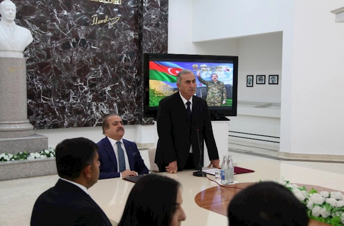 Hacıqabulda “8 Noyabr - Zəfər Günü” ilə əlaqədar ümumrayon tədbiri keçirildi — FOTOLAR
