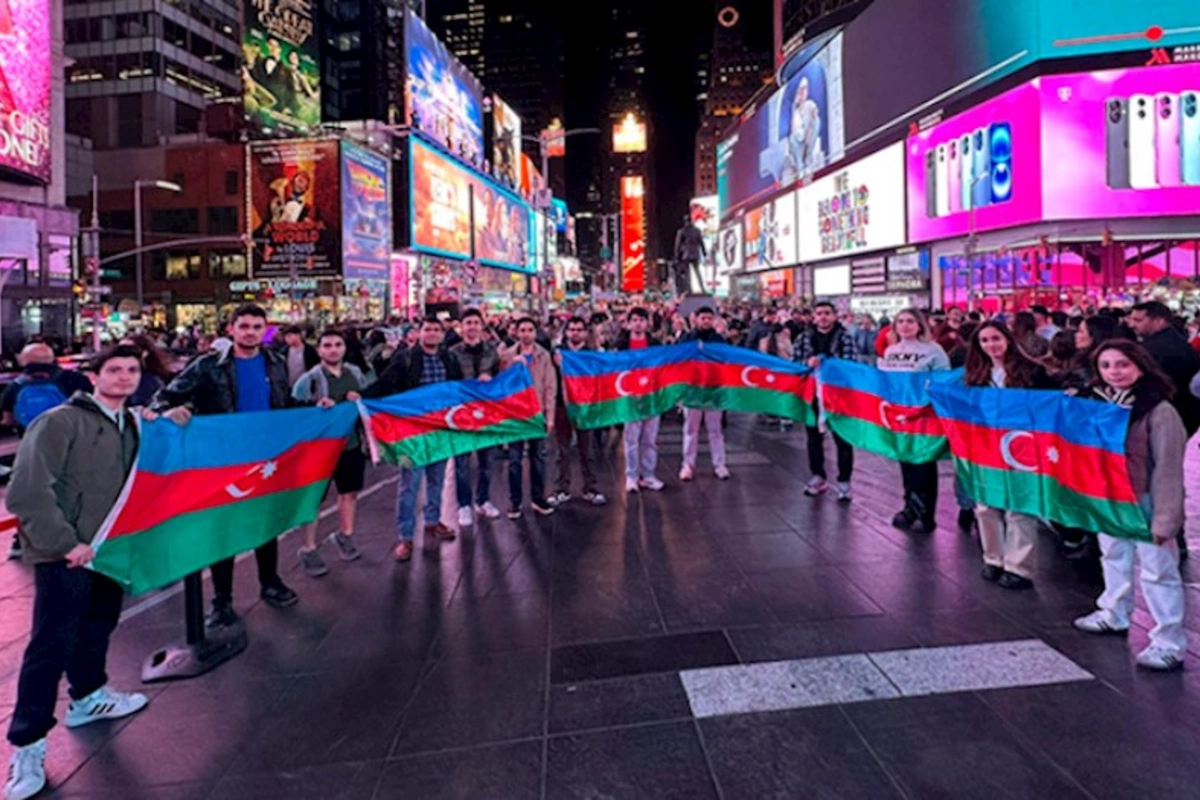 Nyu-Yorkda Zəfər və Bayraq Gününə həsr olunmuş aksiya keçirilib