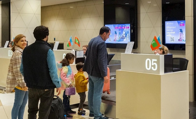 AZAL Bakıdan Maldiv adalarına ilk uçuşunu həyata keçirib — FOTOLAR