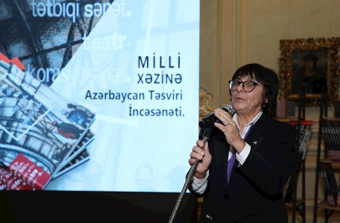 Milli xəzinə. Azərbaycan təsviri incəsənəti kitab-albomu və www.az-art.gallery portalı təqdimat olundu — VİDEO