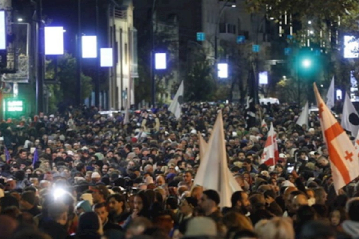 Tbilisidə yenidən aksiya keçirilir