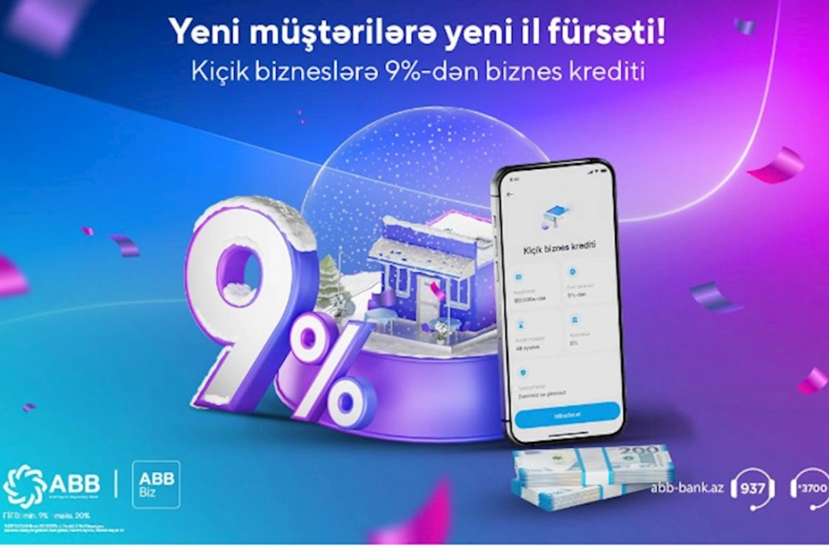 ABB Biz-də qeydiyyatdan keçib Mobil POS istifadə et, kiçik biznes üçün 9%-lə kredit al!