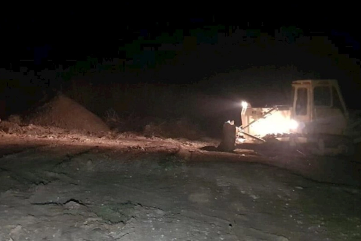 Göyçayda suvarma kanalı yarıldı — Su kəndə axır