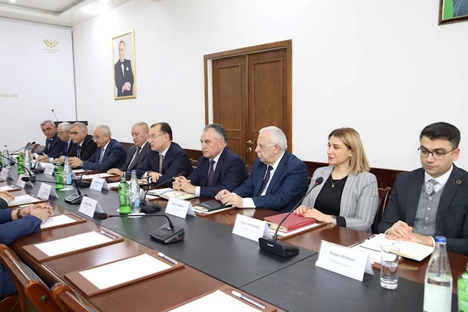 Müharibə, Əmək və Silahlı Qüvvələr Veteranları Təşkilatının nümayəndələri ilə görüş keçirilib — FOTOLAR