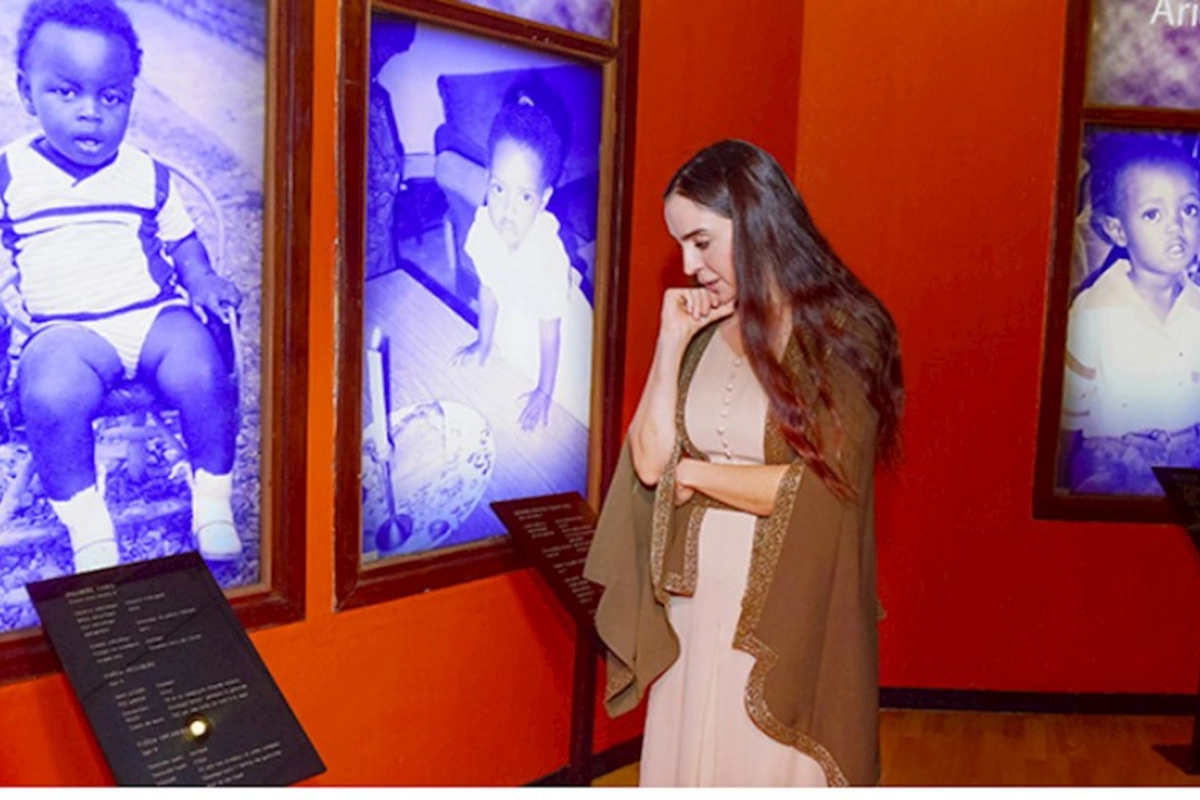 Leyla Əliyeva Kiqali Soyqırımı Memorialını ziyarət etdi — FOTOLAR