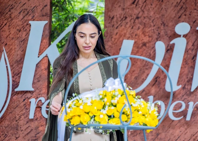 Leyla Əliyeva Kiqali Soyqırımı Memorialını ziyarət etdi — FOTOLAR Leyla Əliyeva Kiqali Soyqırımı Memorialını ziyarət etdi — FOTOLAR