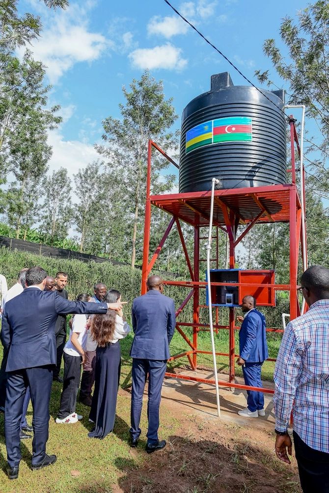 Heydər Əliyev Fondunun dəstəyi ilə Ruanda məktəbi içməli su ilə təchiz olunub — FOTOLAR