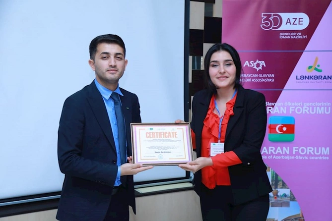 Azərbaycan-Slavyan ölkələri gənclərinin Lənkəran Forumu başa çatdı — FOTOLAR Azərbaycan-Slavyan ölkələri gənclərinin Lənkəran Forumu başa çatdı — FOTOLAR