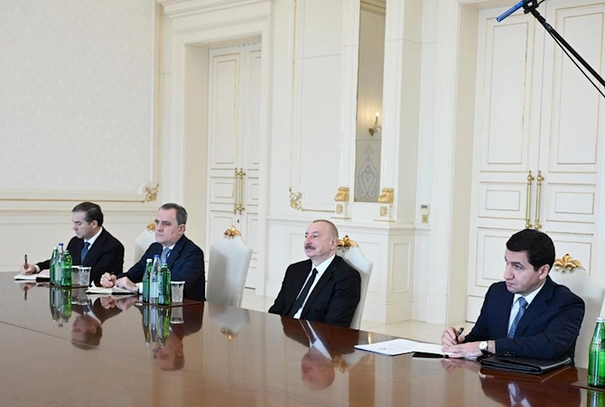 Prezident Paul Riçard Qallageri qəbul etdi — FOTOLAR (YENİLƏNDİ)