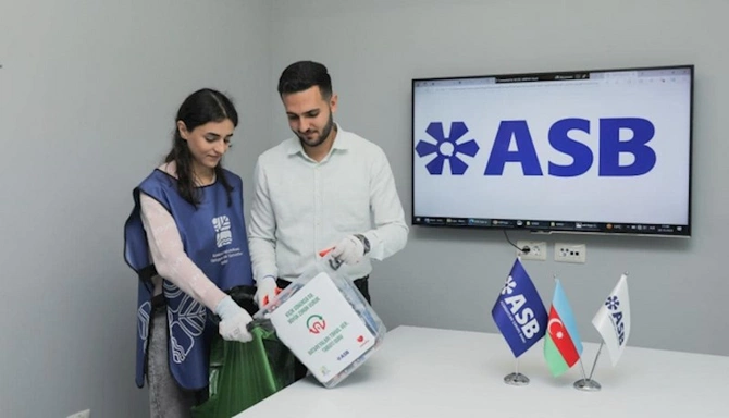 İşlənmiş batareyalar üçün ayrılan xüsusi qutulardan bu dəfə 100 kq işlənmiş batareya təhvil alınıb — FOTOLAR