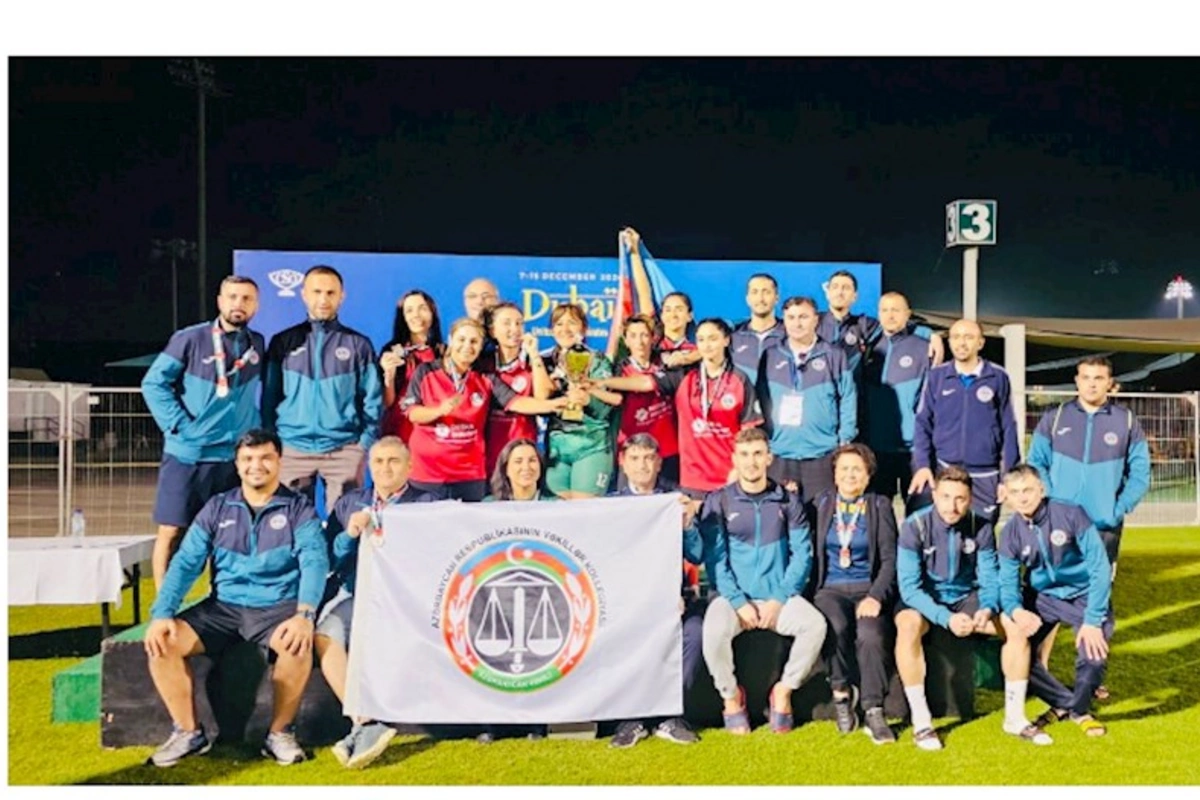 Vəkillər Kollegiyasının futbol komandaları mötəbər beynəlxalq turnirində mükafatlar qazandı — FOTOLAR