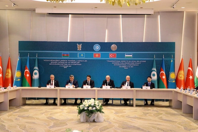 Bakıda hüquq münasibətlərində transmilli aspektlərlə bağlı beynəlxalq konfrans keçirilir — FOTOLAR