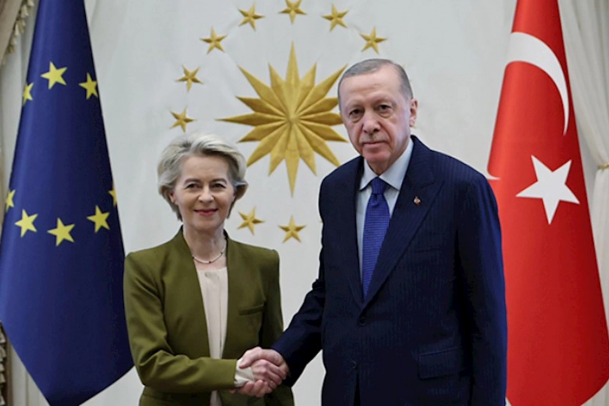 Ərdoğan Ursula von der Leyeni qəbul etdi