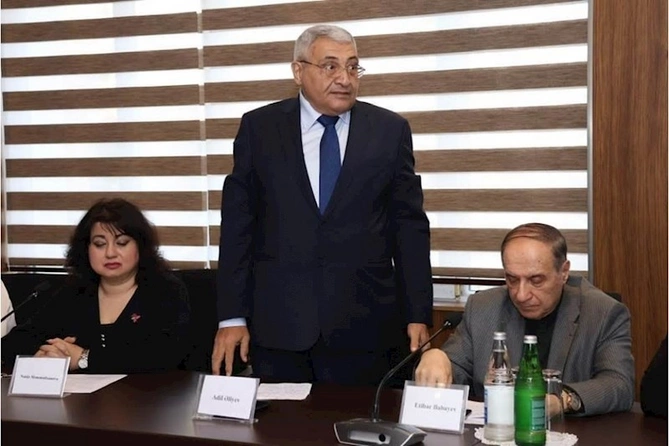 Bakı Slavyan Universitetində Şirməmməd Hüseynovun 100 illiyinə həsr olunmuş tədbir keçirilib — FOTOLAR Bakı Slavyan Universitetində Şirməmməd Hüseynovun 100 illiyinə həsr olunmuş tədbir keçirilib — FOTOLAR