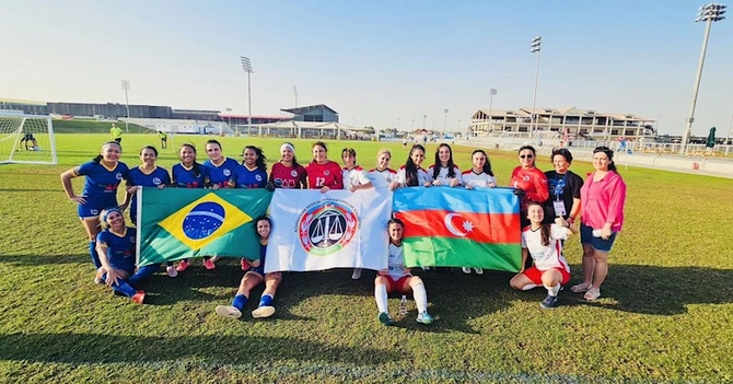 Vəkillər Kollegiyasının futbol komandaları mötəbər beynəlxalq turnirində mükafatlar qazandı — FOTOLAR