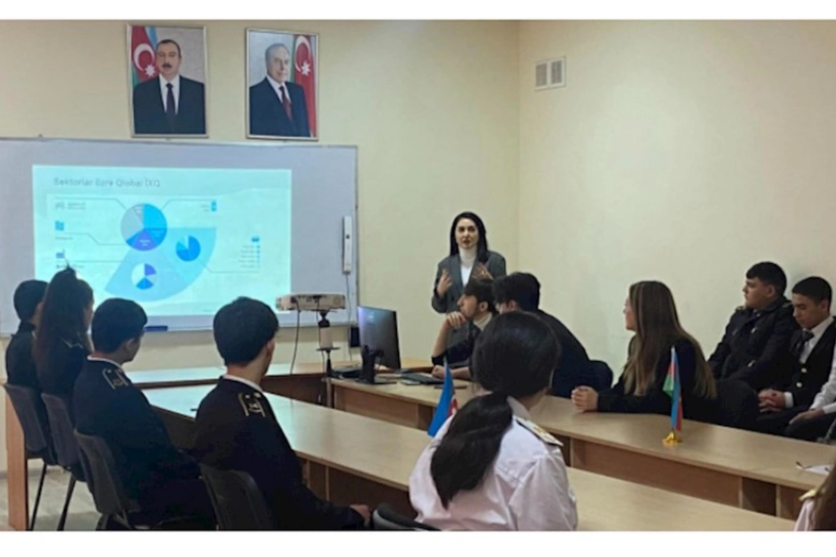 Milli Hidrometeorologiya Xidmətinin mütəxəssisləri tələbələrlə görüş keçirib