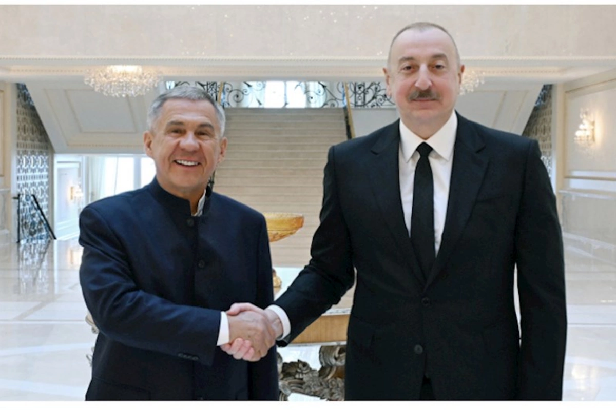 Prezident Tatarıstan Respublikasının Rəisi ilə görüşdü — YENİLƏNİB