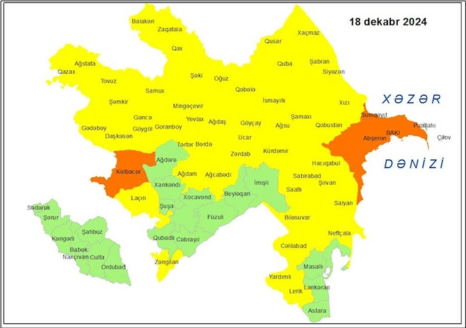 Qar yağacaq — XƏBƏRDARLIQ Qar yağacaq — XƏBƏRDARLIQ