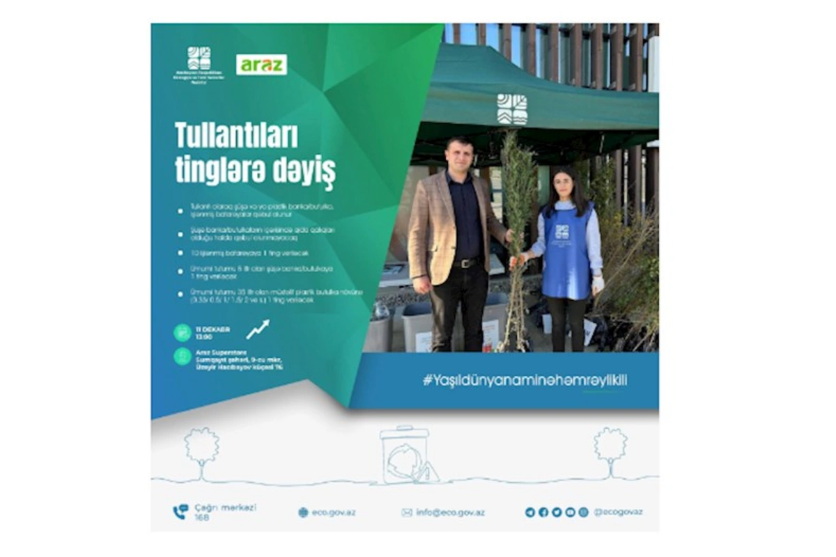 Sumqayıtda növbəti dəfə “Tullantıları tinglərə dəyiş” aksiyası keçiriləcək