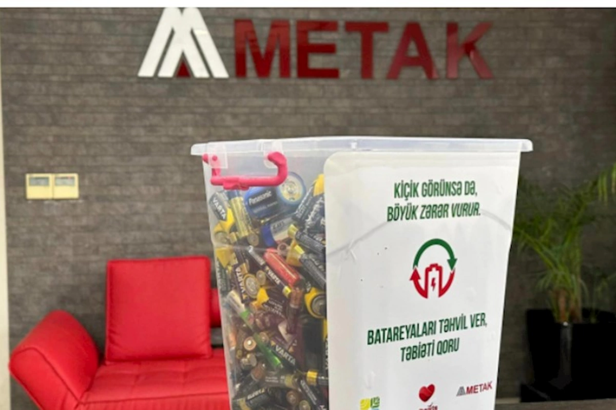 “Batareyaları təhvil ver, təbiəti qoru” layihəsi çərçivəsində 102 kq işlənmiş batareya təhvil alınıb — FOTOLAR