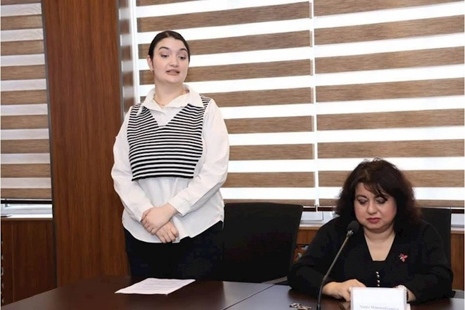 Bakı Slavyan Universitetində Şirməmməd Hüseynovun 100 illiyinə həsr olunmuş tədbir keçirilib — FOTOLAR Bakı Slavyan Universitetində Şirməmməd Hüseynovun 100 illiyinə həsr olunmuş tədbir keçirilib — FOTOLAR