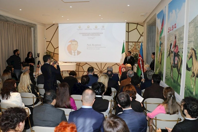 Romada Azərbaycan Mədəniyyət Elçiləri Toplantısı keçirildi — FOTOLAR