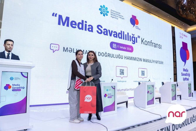“Nar”ın tərəfdaşlığı ilə “Media Savadlılığı” Konfransı təşkil edildi — FOTOLAR