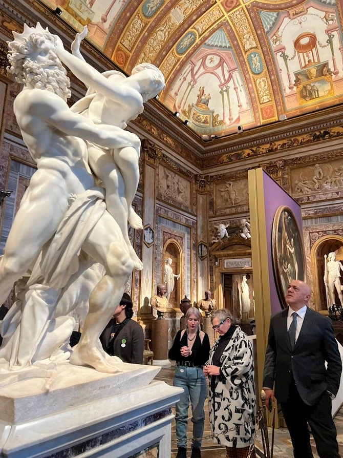 Azərbaycanın mədəniyyət və incəsənət nümayəndələri Romada “Borghese” Qalereyası ilə tanış olublar — FOTOLAR