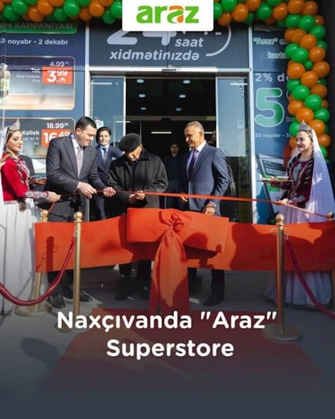 Veysəloğlu Şirkətlər Qrupu Naxçıvanda silsilə market açılışlarını davam etdirir — FOTOLAR