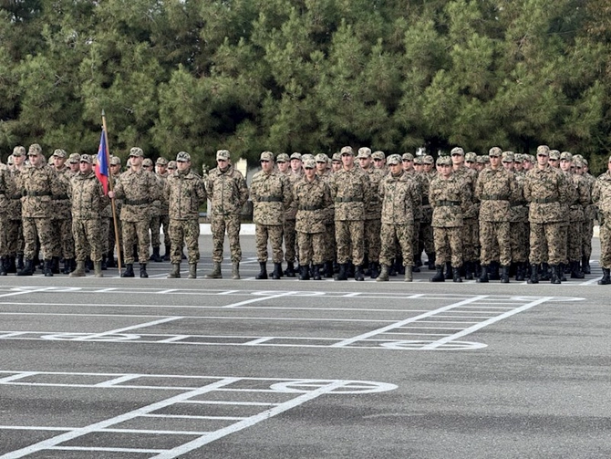 Hərbi Prokurorluq DİN-in Daxili Qoşunları ilə hərbi hissədə birgə tədbir keçirib — FOTOLAR