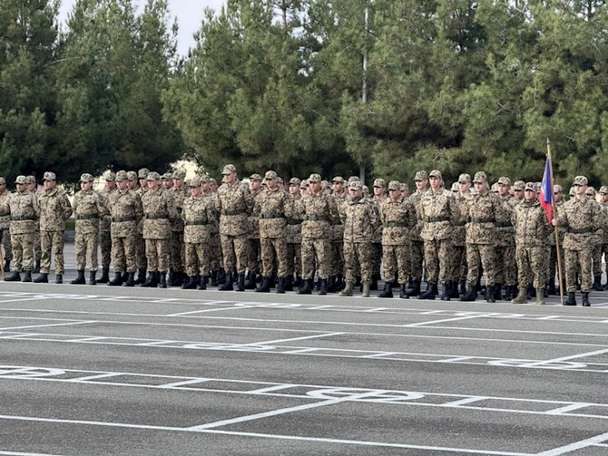 Hərbi Prokurorluq DİN-in Daxili Qoşunları ilə hərbi hissədə birgə tədbir keçirib — FOTOLAR