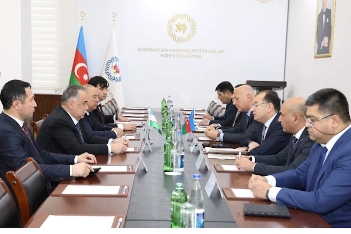 Azərbaycan Həmkarlar İttifaqları Konfederasiyasında Özbəkistan nümayəndələri ilə görüş oldu — FOTOLAR