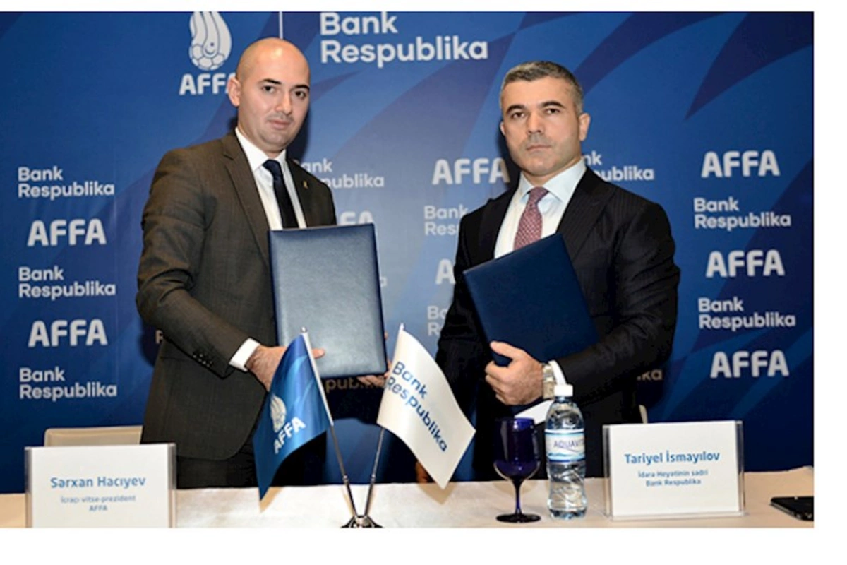 “Bank Respublika” ilə AFFA arasında sponsorluq müqaviləsi imzalandı — FOTOLAR