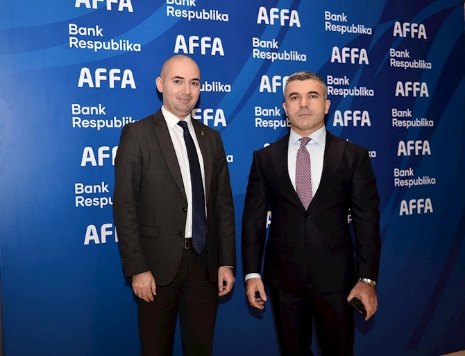 “Bank Respublika” ilə AFFA arasında sponsorluq müqaviləsi imzalandı — FOTOLAR