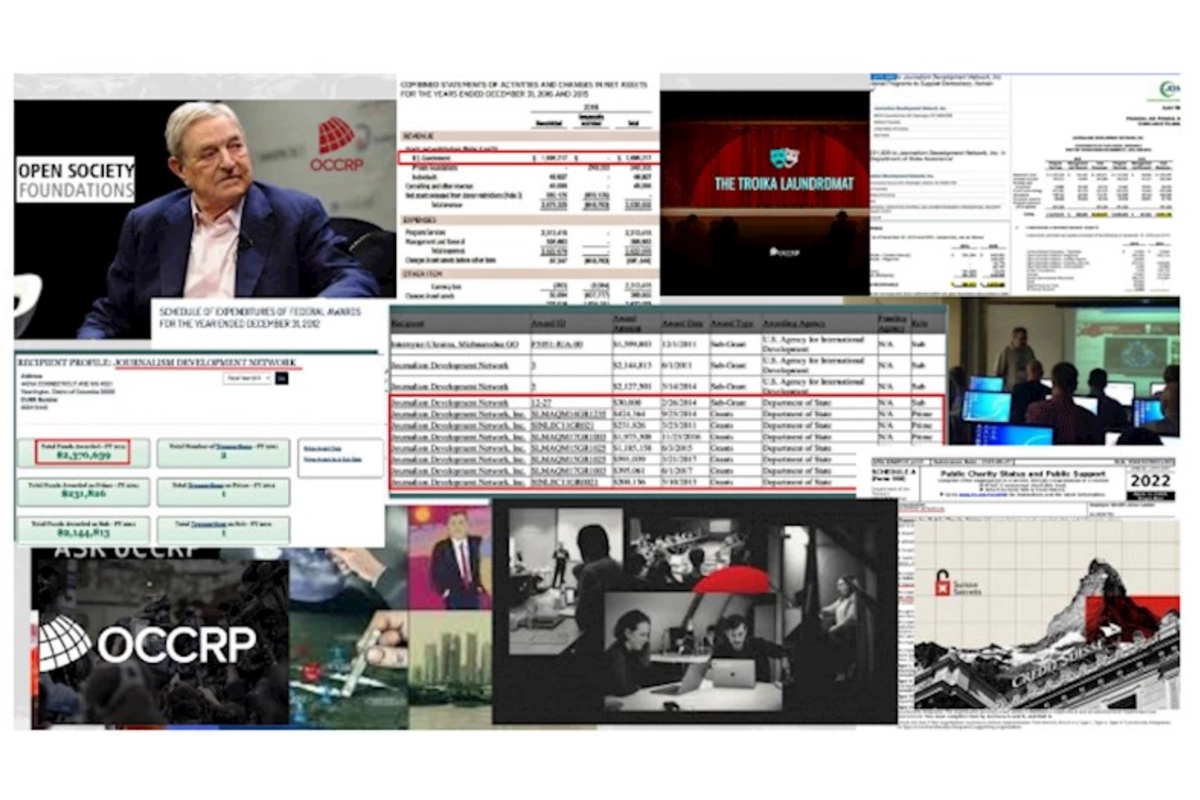 OCCRP-nin maliyyə sənədləri necə “müstəqil” olduğunu sübut edir — FOTOLAR