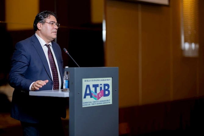 Bakıda Azər Türk Bankın dəstəyi ilə Azərbaycan-Türkiyə İş Adamları Birliyinin konfransı keçirildi — FOTOLAR Bakıda Azər Türk Bankın dəstəyi ilə Azərbaycan-Türkiyə İş Adamları Birliyinin konfransı keçirildi — FOTOLAR