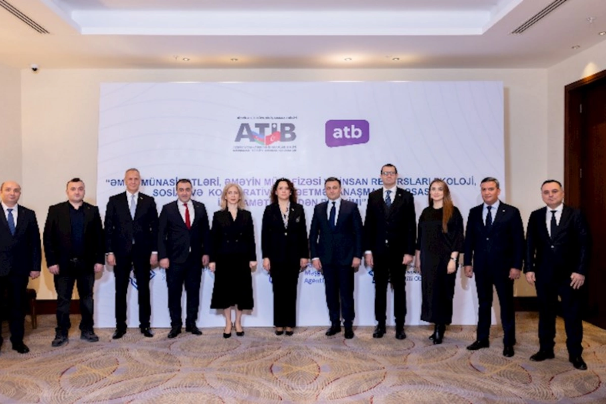 Bakıda Azər Türk Bankın dəstəyi ilə Azərbaycan-Türkiyə İş Adamları Birliyinin konfransı keçirildi — FOTOLAR