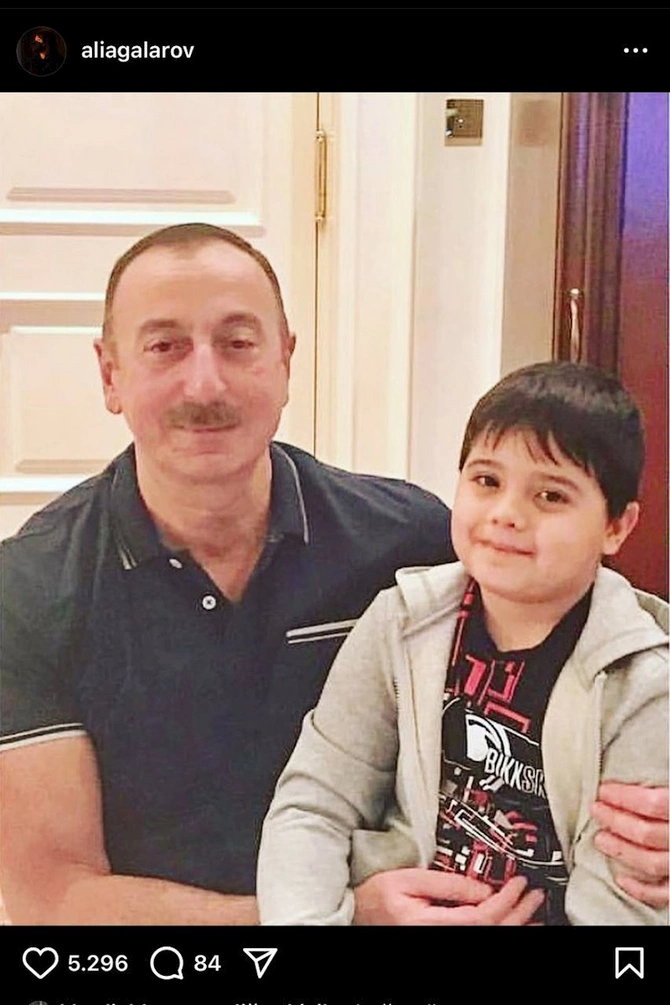 Nəvələrindən Prezidentə ad günü təbriki — FOTOLAR