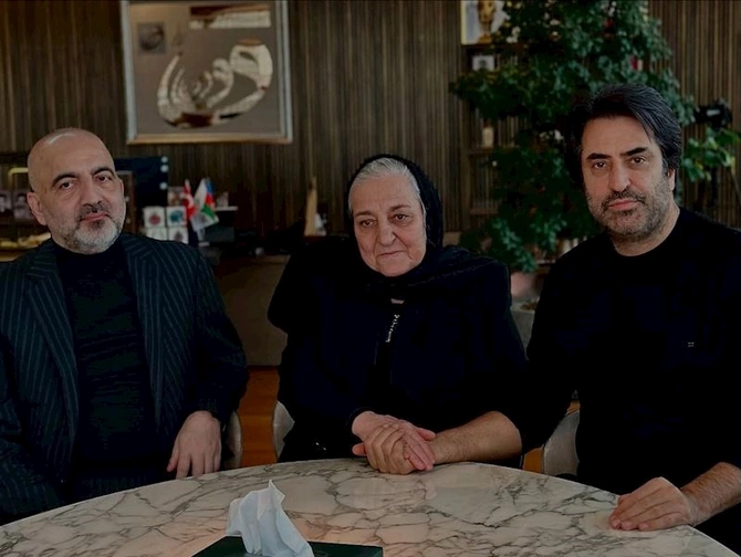 Mahsun Kırmızıgül Polad Həşimovun anası ilə görüşdü — FOTOLAR
