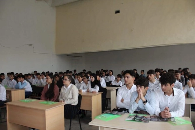 Sumqayıt məktəblərində antinarkomaniya tədbirləri başa çatdı — FOTOLAR