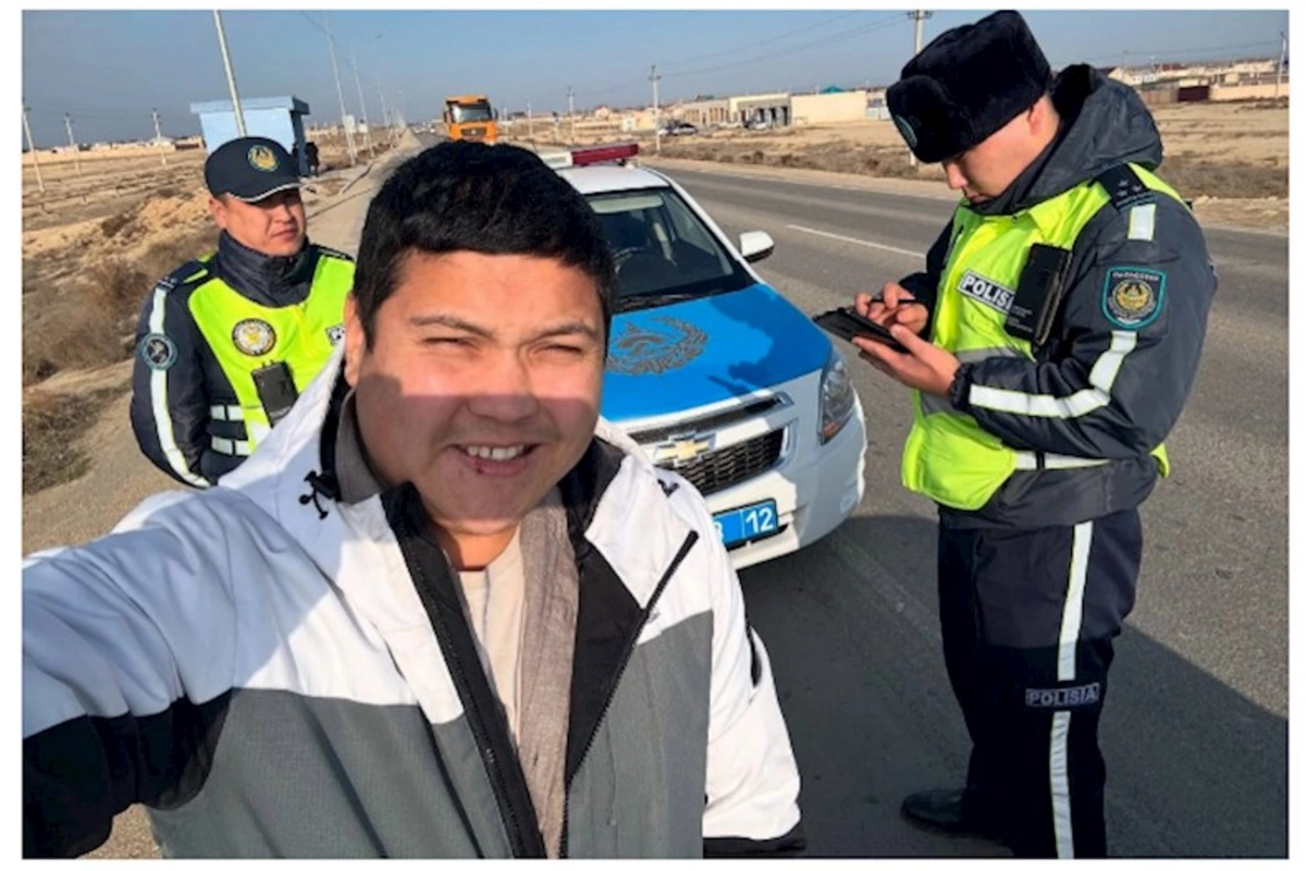Qəza görüntülərini lentə alan qazaxıstanlı bloqer saxlanıldı — FOTO