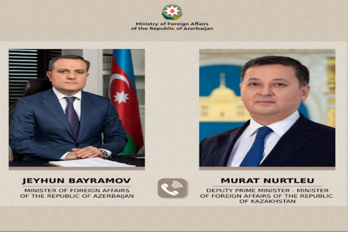 Qazaxıstanın XİN başçısı Ceyhun Bayramova zəng etdi — YENİLƏNDİ