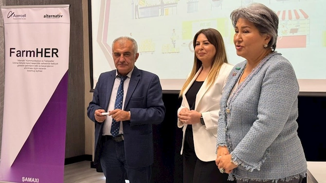 Şamaxıda aqrar sektorda çalışan qadınlar üçün təlim keçirilib — FOTOLAR